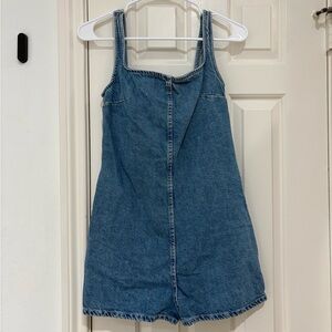 Zara Blue Denim Romper size small